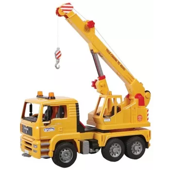 Bruder MAN TGS prügiauto 1:16 kollane 02754