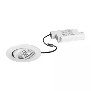 Brumberg 39353073 DAMITA LED Laevalgusti Ümmargune Valge 6W 230V IP65 Pööratav Faaslõikega Hämarav 3000K Soe Valge