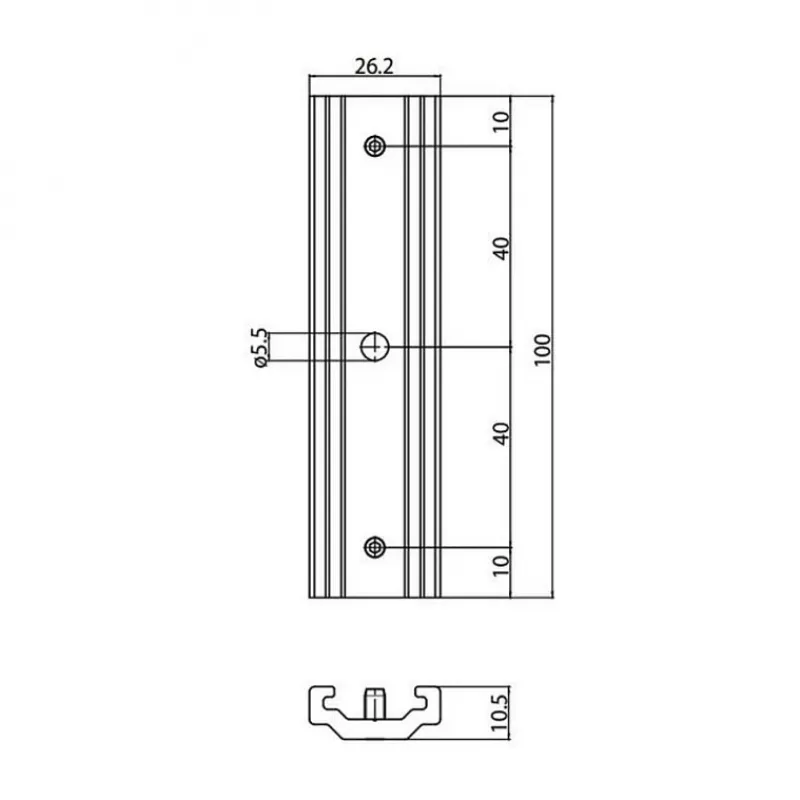 BRUMBERG 87116070 mehaaniline pistik ONETRACK DALI 3-faasilisele siinile, väline, valge