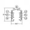 Brumberg 87162070 3-faasiline rööp ONETRACK DALI / lülitatav, pikkus 2,0 m valge