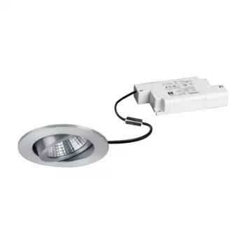 BRUMBERG DAMITA LED süvistatav prožektorikomplekt ümmargune alumiinium 6W 230V IP65 pööratav faasitav 3000K