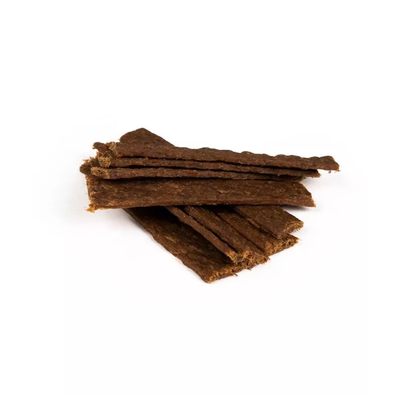 BULT Tasty Stripes küüliku maitsvad koerakommid – teraviljavabad treeningpreemiad, 6 tk (60 g)