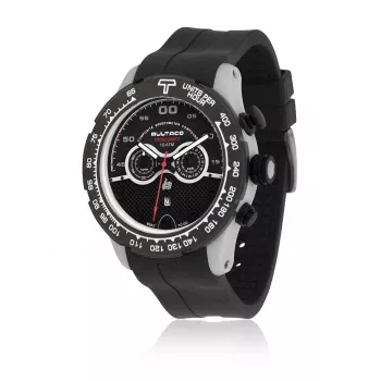 BULTACO MAN H1PA48C-SB2 48mm Kvarts Analoogkell Must Silikoon