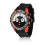 BULTACO MAN H1PO48C-SW1 48mm Quartz Analoogkell Must Silikoon