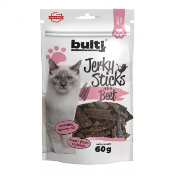 BULTI Jerky Sticks veiseliharikas kassimaitsed 60g