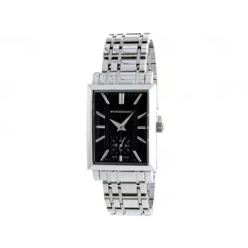 Burberry BU1321 Naiste kvartskell 24mm roostevabast terasest hõbedase sihverplaadiga