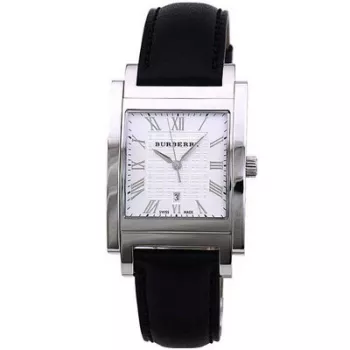 Burberry BU1554 meeste Šveitsi kvartskell 38mm roostevabast terasest musta numbrilaual
