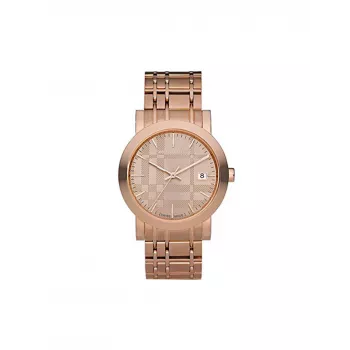 Burberry BU1864 meeste käekell 38 mm must nahk