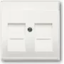 Busch-Jaeger Future Linear keskplaat, 1-kohaline, Studio White