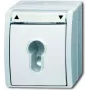 Busch-Jaeger Ocean 2712 SLW-54 pealepandav SCHUKO pistikupesa, IP44, valge 2CKA001101A0924