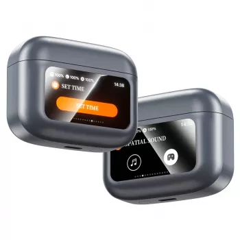 Buxton BTW 9600 juhtmevabad üle-kõrva kõrvaklapid aktiivse mürasummutusega, Bluetooth 5.3, 30h aku, must
