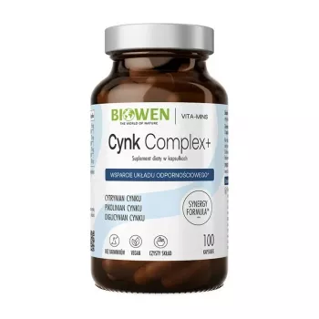 BWN BIOWEN Zinc 3X Immunity – toidulisand inimestele – 100 kapslit