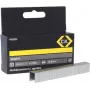 C.K Tools Type 140 tsingitud terasklambrid 12 mm jalg 10,6 mm kroon, 1000 tk pakk (496004)