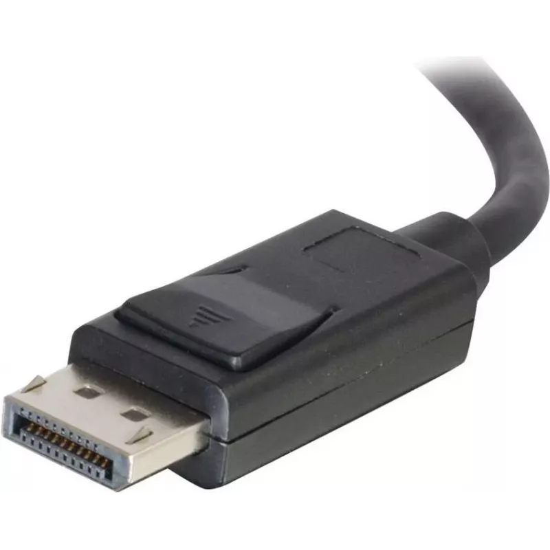 C2G 5,0 m DisplayPort-kaabel fiksaatoritega, isane-isane, must 84403
