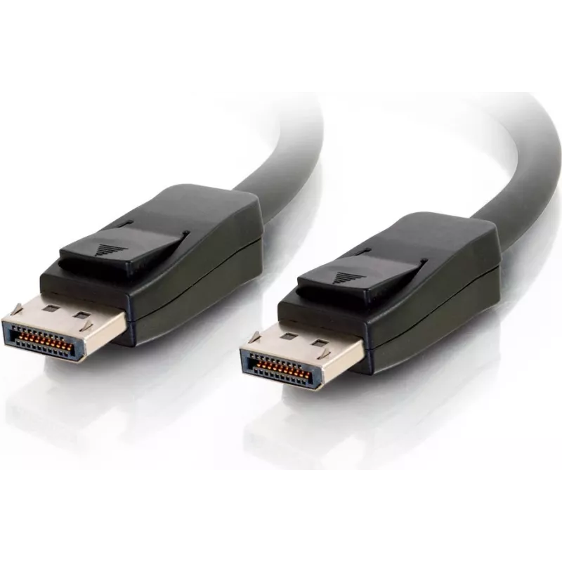 C2G 5,0 m DisplayPort-kaabel fiksaatoritega, isane-isane, must 84403
