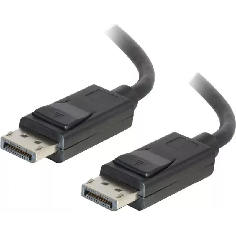 C2G 5,0 m DisplayPort-kaabel fiksaatoritega, isane-isane, must 84403