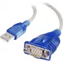 CABLES2GO USB to DB9 Male Serial Adapter Cable (81632)