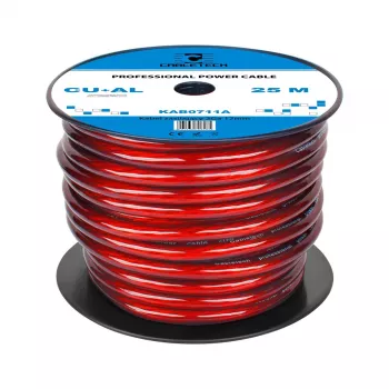 CABLETECH 2 AWG 12mm OD Copper Clad Aluminum Automotive Power Cable (10m Roll)