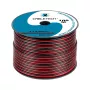 CABLETECH CCA kõlarikaabel 2.5mm must-punane 2-sooneline lame kaksikjuhe rullis