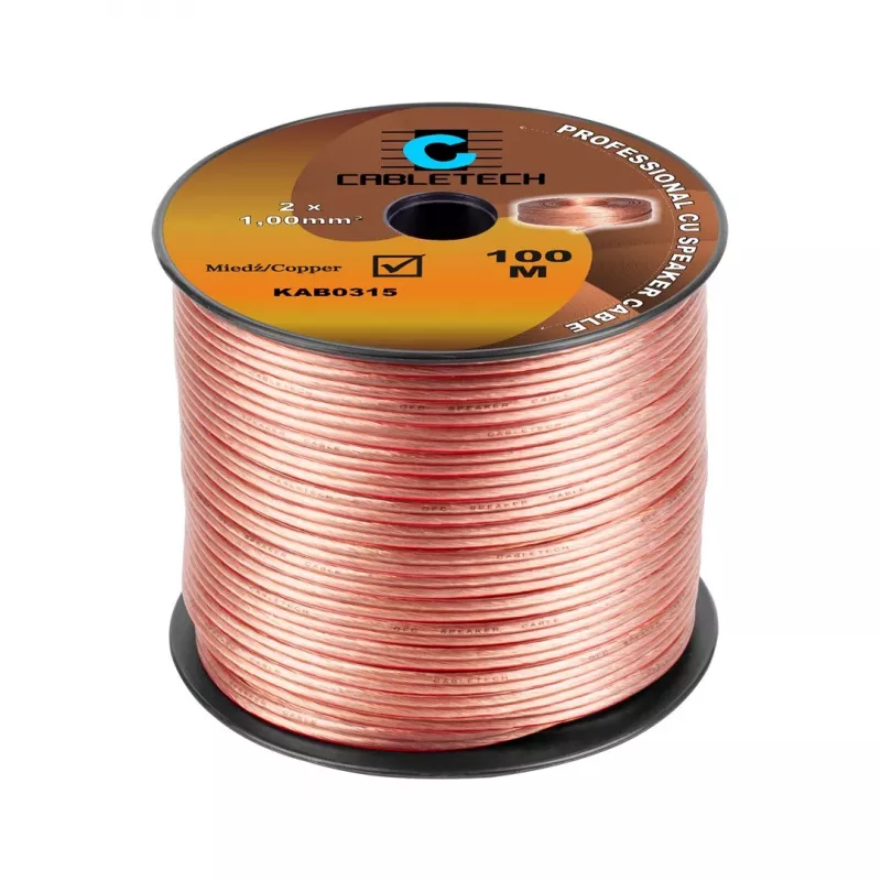 CABLETECH kõlarikaabel 1,0 mm