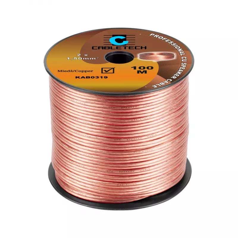 CABLETECH Kõlarikaabel 1,5mm