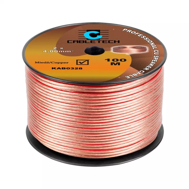 CABLETECH kõlarikaabel 4mm