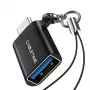 CABLETIME USB-C kuni USB-A OTG adapter, USB 3.0 5Gbps, kosmosehall alumiinium