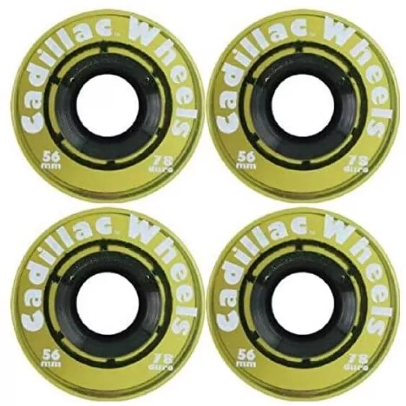 Cadillac 70mm Rattad Sinine - Longboard Cruiser Rattad 80a Uretaan