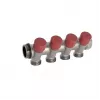 Caleffi 324 Series 4-Way Termostaatiline segamisventiil 1 inch x 1/2 inch 60°C DZR Messing