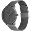 CALVIN KLEIN MAN 25200030 40mm Kvartskell Analoog Hõbedane Roostevabast Terasest Võrk