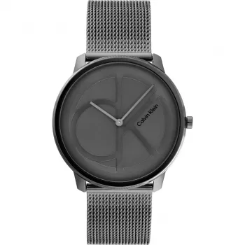 CALVIN KLEIN MAN 25200030 40mm Kvartskell Analoog Hõbedane Roostevabast Terasest Võrk