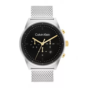 CALVIN KLEIN Meeste City Collection Kell 25200296 44mm Roostevaba Teras Šveitsi Kvarts