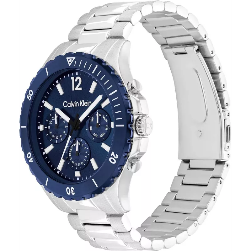 Calvin Klein meeste käekell Minimal Extension 25200115 44mm roostevabast terasest võrk