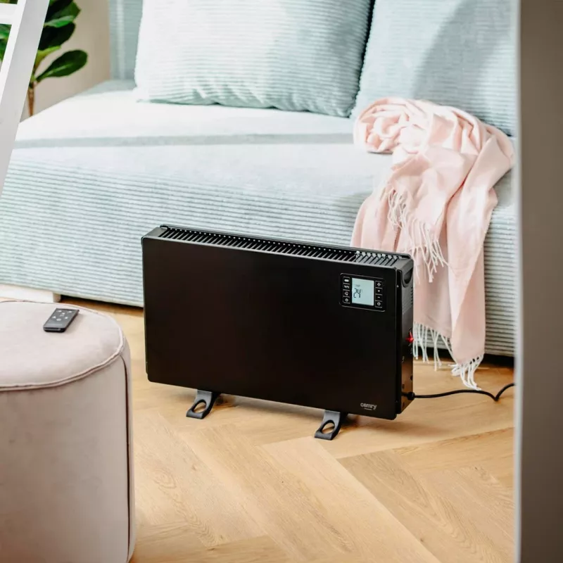 CAMRY CR 7739B 2000W Konvektorkütteseade LCD-ekraani ja kaugjuhtimispuldiga, valge