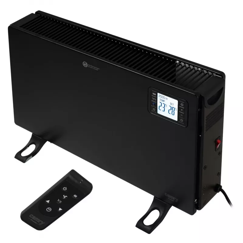 CAMRY CR 7739B 2000W Konvektorkütteseade LCD-ekraani ja kaugjuhtimispuldiga, valge
