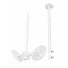 Camsafe CS20-KSO2 Universaalne Seina-/Laekinnitus CCTV-kaameratele, Valge, Alumiinium, 3 kg Kandevõime