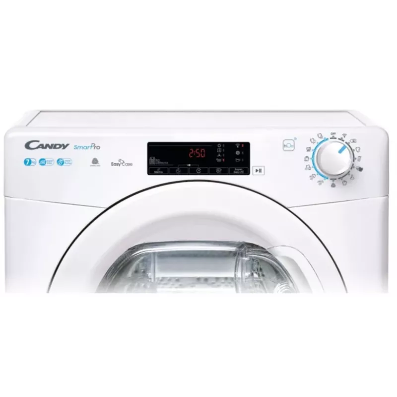 Candy CSOE H7A2TE-S Eraldiseisev soojuspumbaga kuivati, 7 kg, A++, Wi-Fi, valge