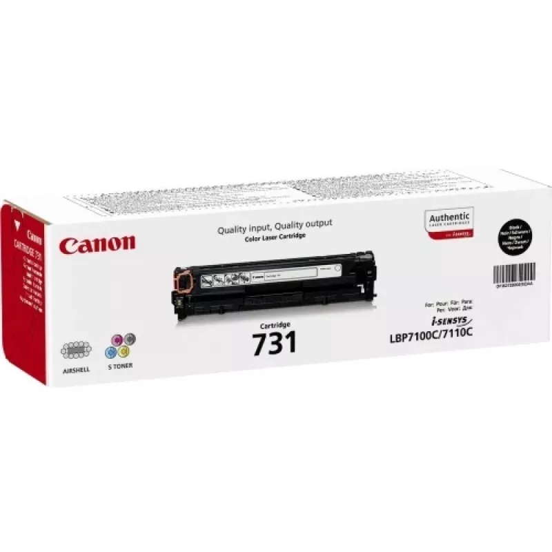 Canon CRG 731 (6272B002) toonerikassett, must