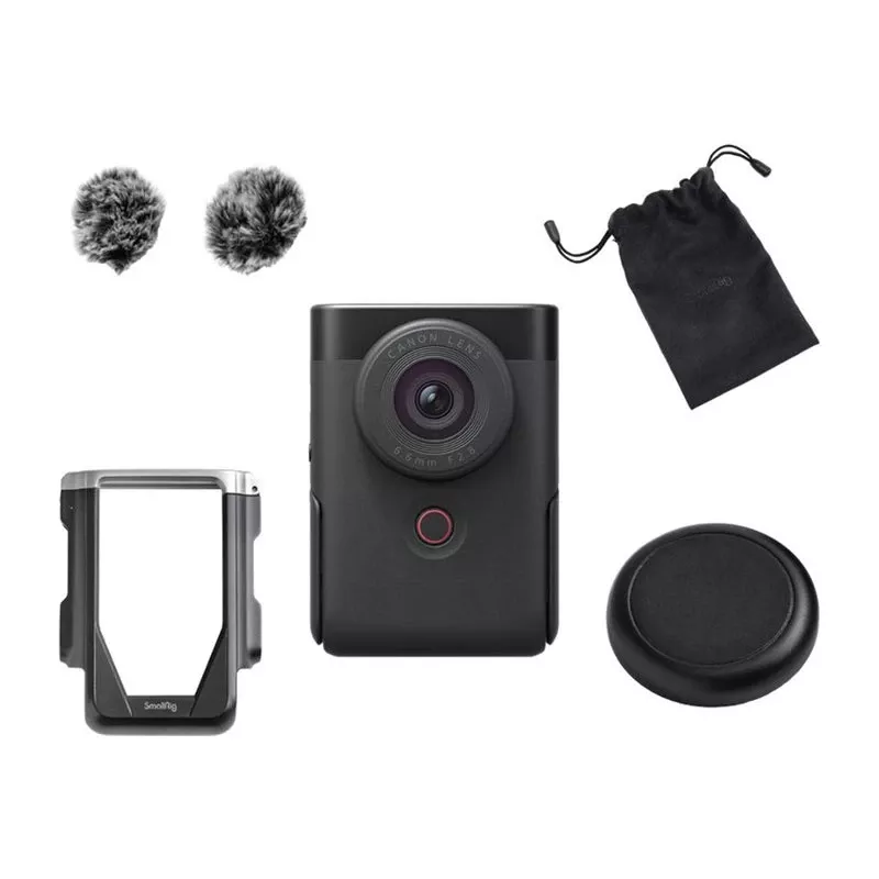 Canon PowerShot V10 Must Vlogging komplekt 4K UHD 1-tolline CMOS-kaamera minikolmjala käepidemega