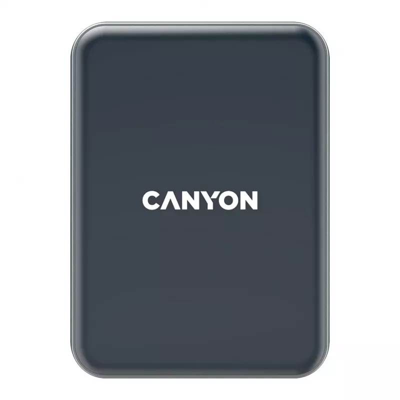 CANYON CH-15 Auto hoidik ja juhtmevaba laadija MegaFix, 15W, USB-C, must