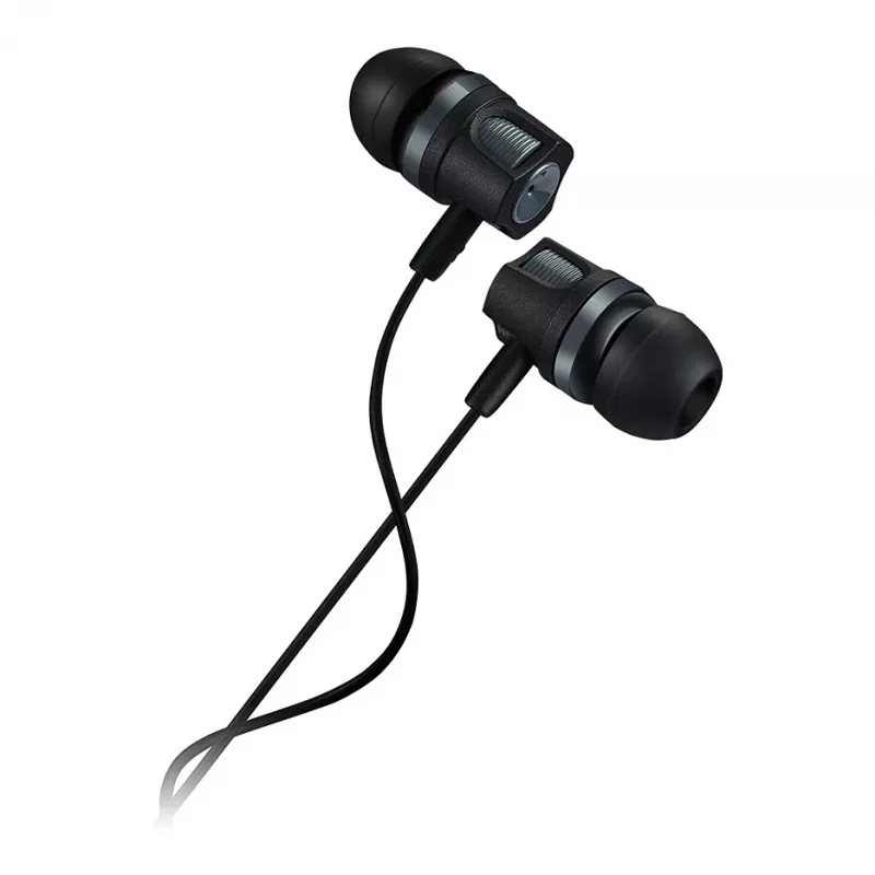CANYON EP-3 In-Ear Peakomplekt Mikrofoniga, 1,2m Lame Kaabel, Tumehall