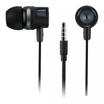 CANYON EP-3 In-Ear Peakomplekt Mikrofoniga, 1,2m Lame Kaabel, Tumehall