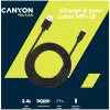 CANYON MFI-12 USB-A to Lightning kaabel 2m Valge