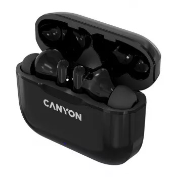 Canyon TWS-3 True Wireless Bluetooth kõrvaklapid laadimiskarbiga, must