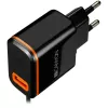 Canyon seinadapter USB Type-C kaabliga, 2.1A, must