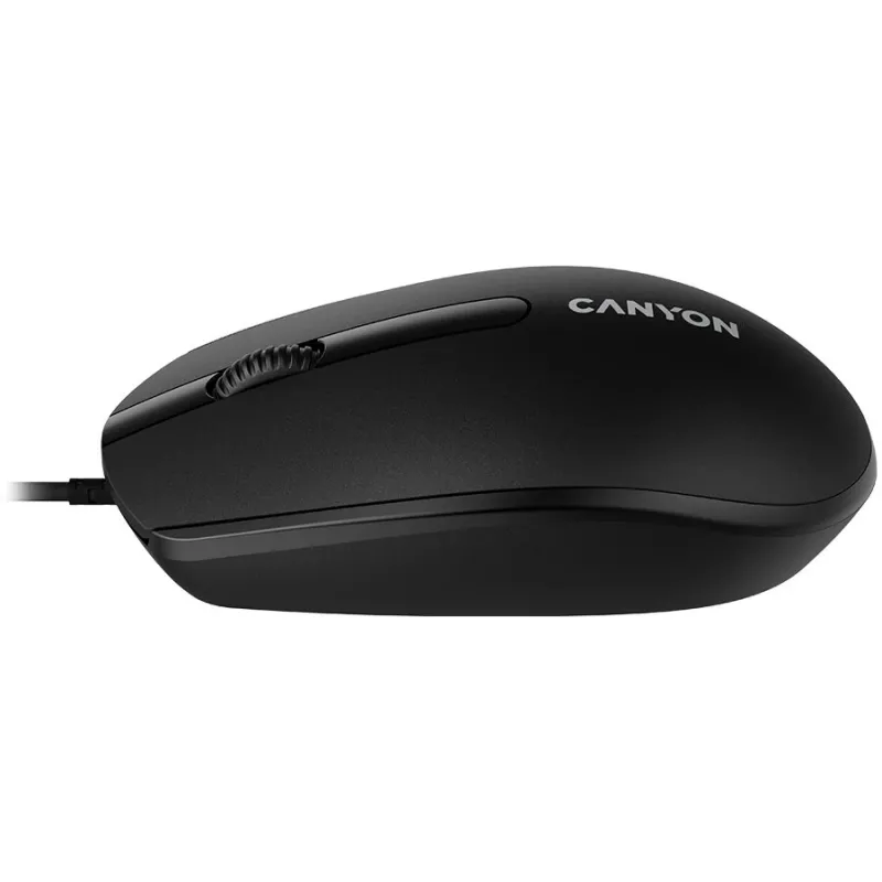 Canyon Wired Mouse M-10 With 3 Buttons Black