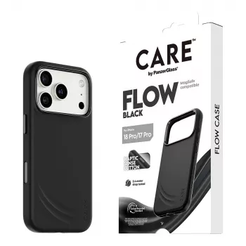 CARE by PanzerGlass Flow ümbris must MagSafe'iga iPhone 17 Pro jaoks