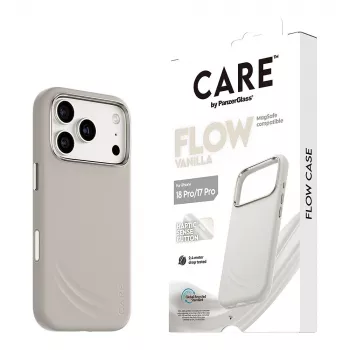 CARE by PanzerGlass Flow Case Vanilla MagSafe'iga iPhone 17 Pro jaoks