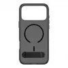 CARE by PanzerGlass Kickstandi ümbris Smokey koos musta MagSafe'iga iPhone 17 Pro Maxile