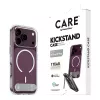 CARE by PanzerGlass Kickstand Case läbipaistev valge MagSafe'iga iPhone 17 Pro jaoks